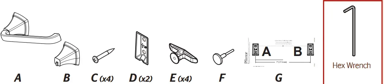 PfISTER BPH-BS1 Bronson Paper Holder - fig 2