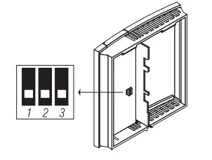 aube TH450 Non-Programmable Thermostat - tighten the screw