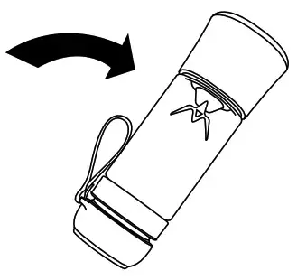 nuwave 28401 Portable Rechargeable Self-Cleaning On-The-Go Blender - Tip