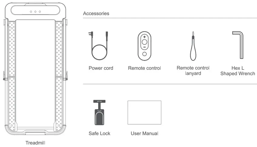 KINGSMITH TRR2FB WalkingPad Treadmill - product and accessories