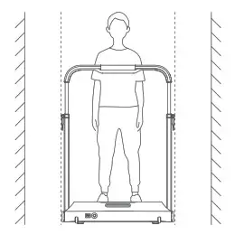 KINGSMITH TRR2FB WalkingPad Treadmill - safety 2