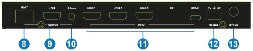 LINDY 5x2 Seamless Presentation Switch - fig 1