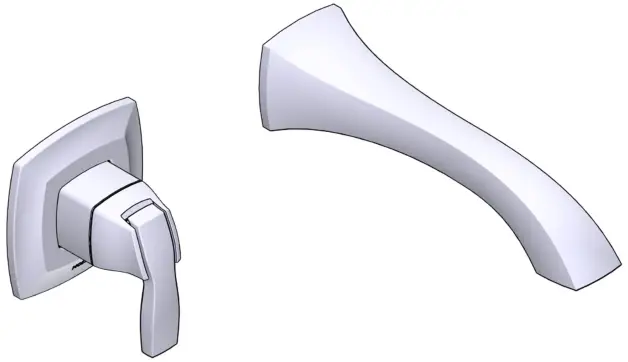 MOEN WT691ORB One Handle Wall Mount Tub Filler