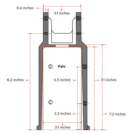 SOLTECH SUNLIKE 50W Solar LED Advanced Light - Mounting Accessories 2