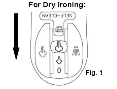 For Dry Ironing: