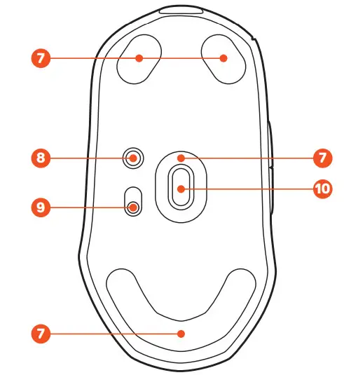 steelseries Prime Mini Wireless Mouse - PRODUCT OVERVIEW 2