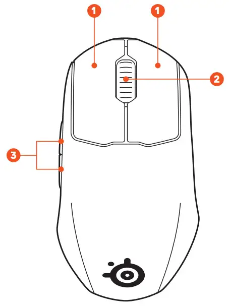 steelseries Prime Mini Wireless Mouse - PRODUCT OVERVIEW