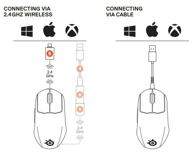 steelseries Prime Mini Wireless Mouse - SETUP