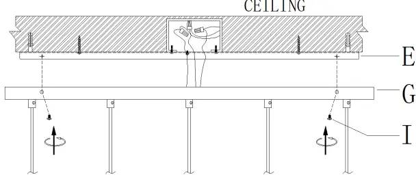 ZEVNI A04779 Shalna 5-Light Black Transitional Chandelier-FIG8