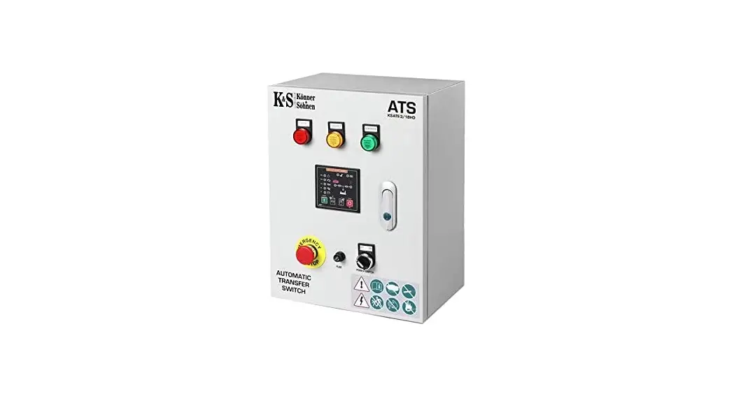 Koenner Soehnen Ks Ats 3-18 Hd Automatic Transfer Switch Instruction Manual