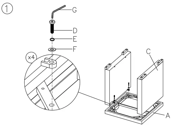 ASHLEY P783-702 Furniture Grasson Lane Square End Table - 2