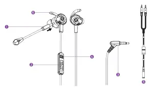 parts earphone