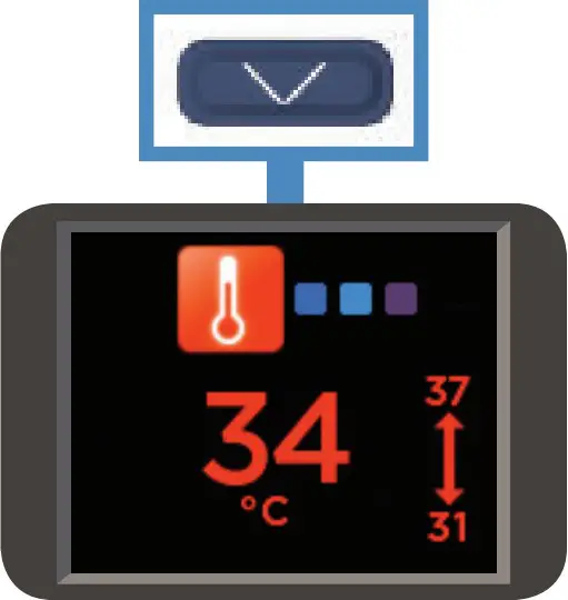 Change the target dew point temperature