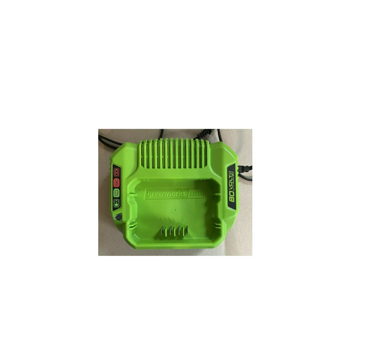 Greenworks Pro Cab801 80v Lithium-ion Charger User Manual