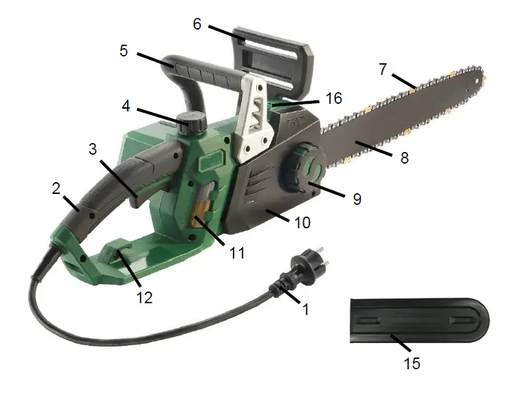 westfalia934600-Electric-Chain-Saw-GM-2500-45 TS-1