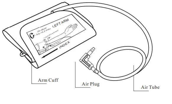 JOYTECH DBP-62A2B Arm-type Fully Automatic Digital Blood Pressure Monitor - Figure 2