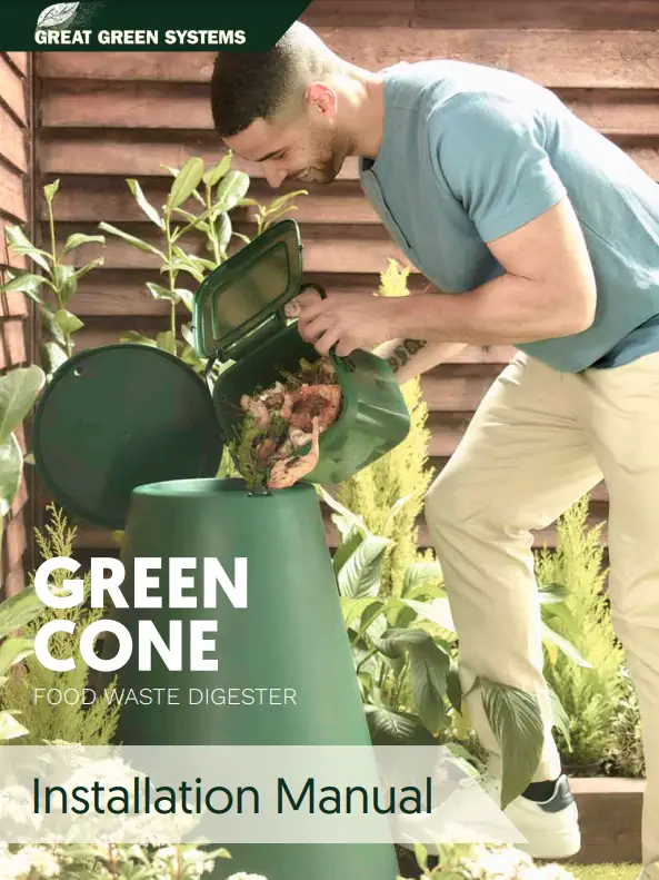 GREAT GREEN SYSTEMS Green-Cone Food Waste Digester - fig 1