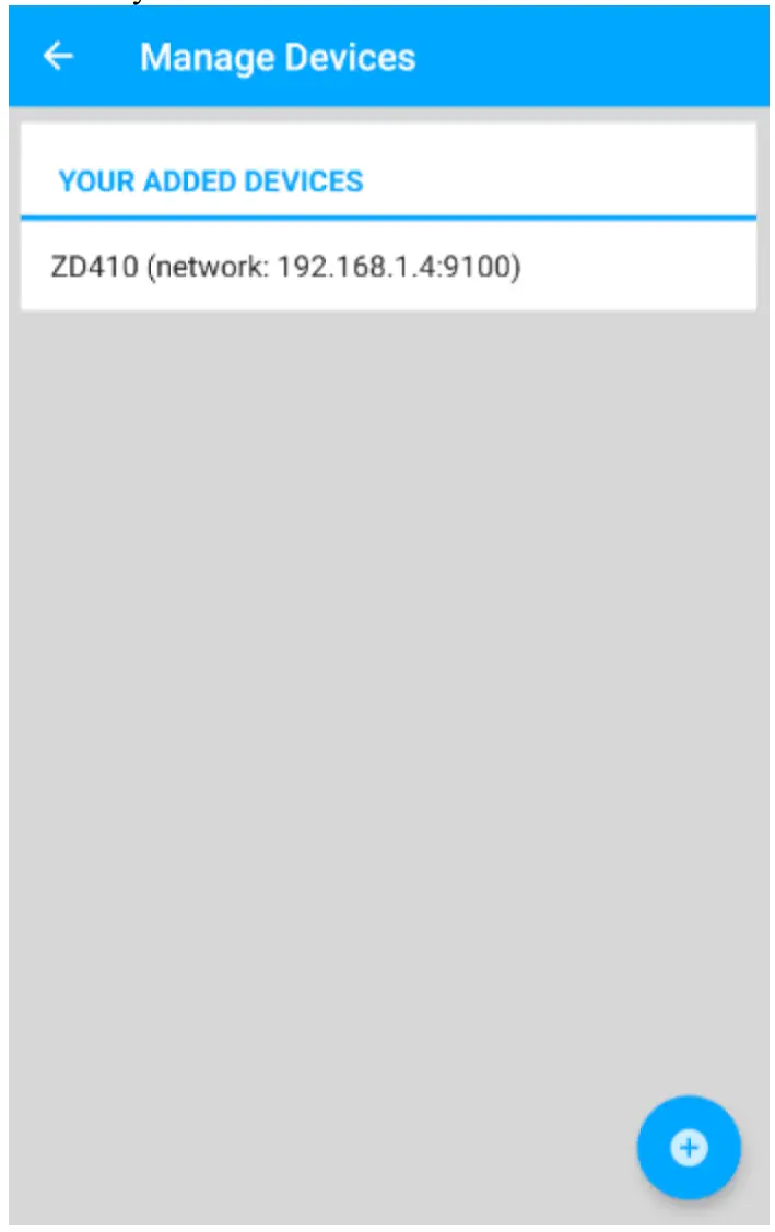 ZEBRA Browser Print Android - app2