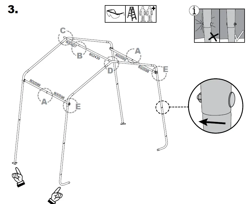 Scotts-70496-Storage-Shed-10-x-15-x 8’-Green-PeaK-08