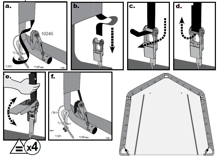 Scotts-70496-Storage-Shed-10-x-15-x 8’-Green-PeaK-26
