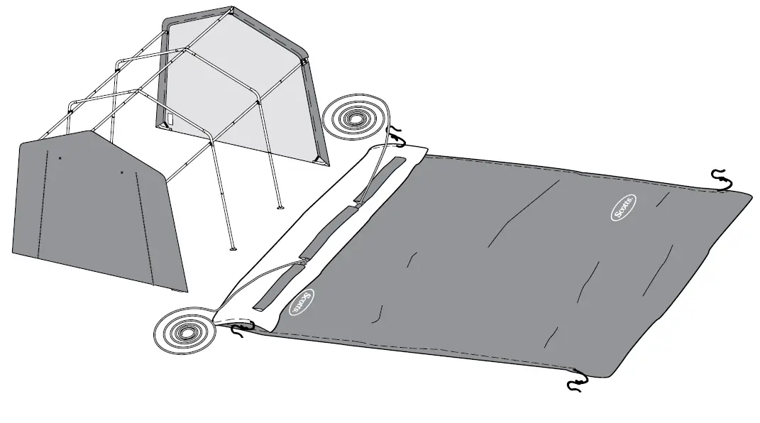 Scotts-70496-Storage-Shed-10-x-15-x 8’-Green-PeaK-32