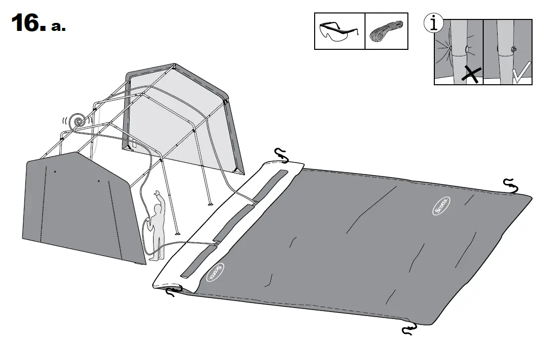 Scotts-70496-Storage-Shed-10-x-15-x 8’-Green-PeaK-33