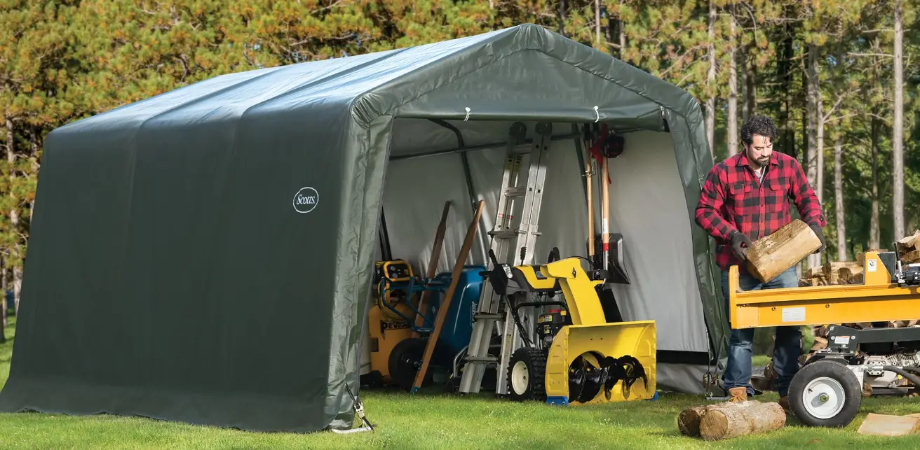 Scotts 70496 Storage Shed 10 X 15 X 8’ Green Peak Instruction Manual