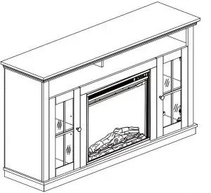 Soupro Bold Flame SP5981 & SP5982 Electric Fireplaces Direct Image