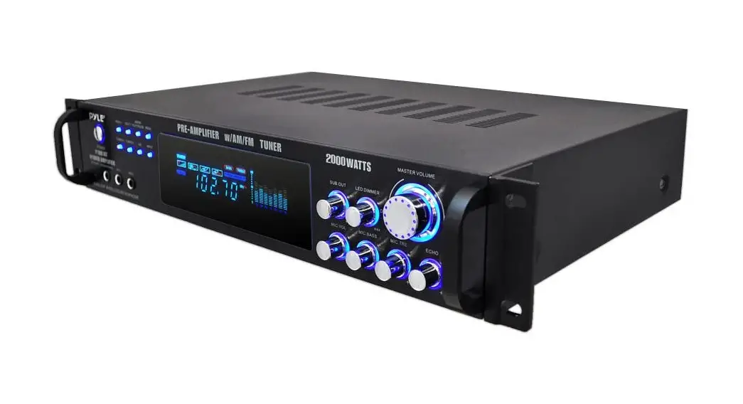 Pyle P2001bt Home Theater Amplifier Receiver With Wireless Bt User Manual