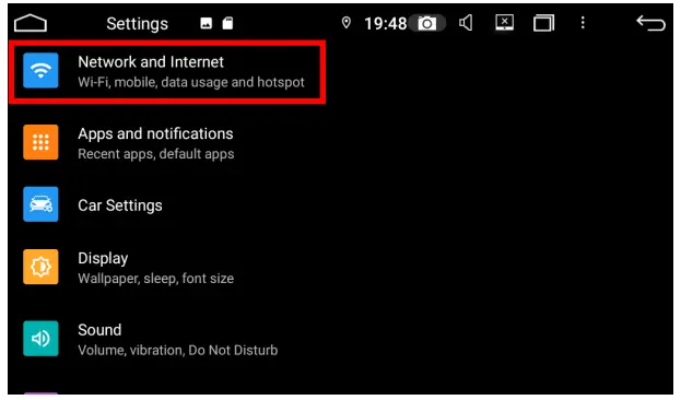 POLARIS GPS Android Unit - connect Wi Fi 2
