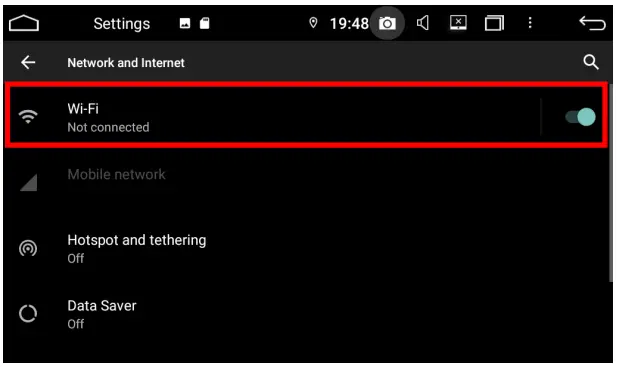 POLARIS GPS Android Unit - connect Wi Fi 3