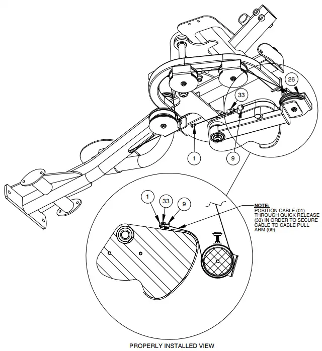 HOIST HD 3800 Inner Outer Thigh Fitness -FRAME ASSEMBLY 11