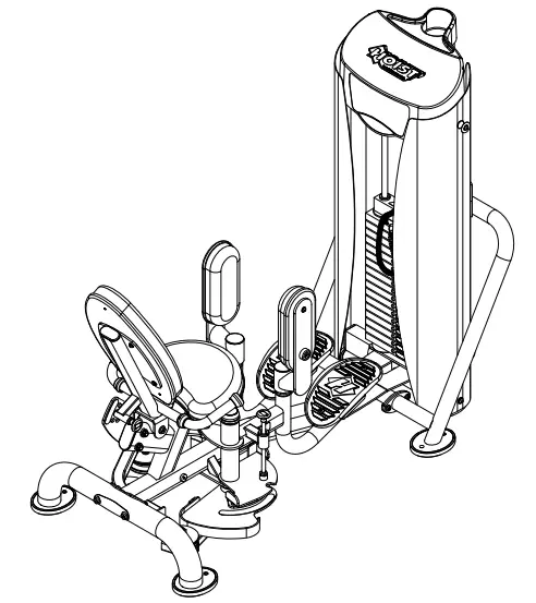 HOIST HD 3800 Inner Outer Thigh Fitness