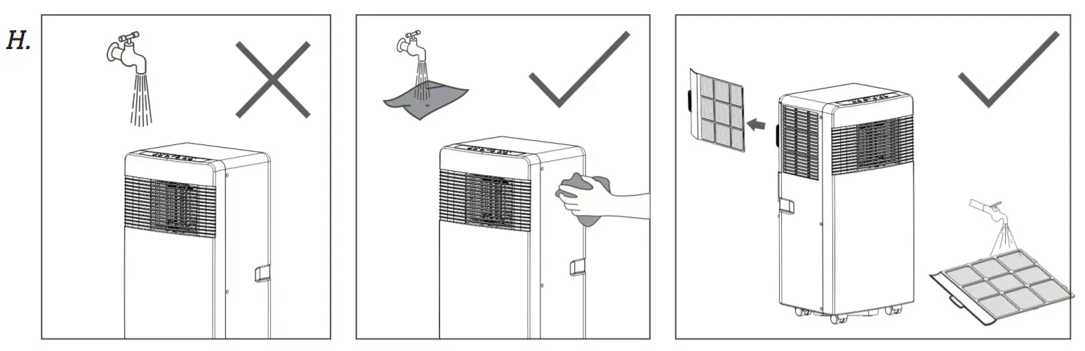 Wood s AC CAPRI Silent 9K WAC901G-H