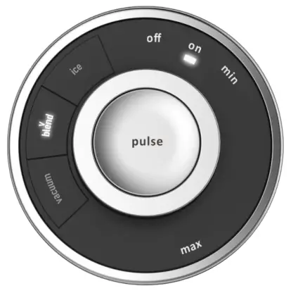 anko Vacuum Blender 404201 - Control Panel Features