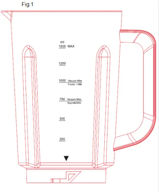 anko Vacuum Blender 404201 - fige 1