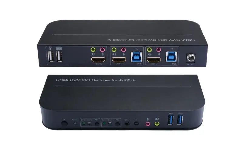 Blackbird 42643 4k Hdmi 2.0 2x1 Usb 3.0 Kvm Switch User Manual