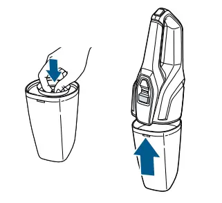 Emptying the Dirt Tank Fig. 4