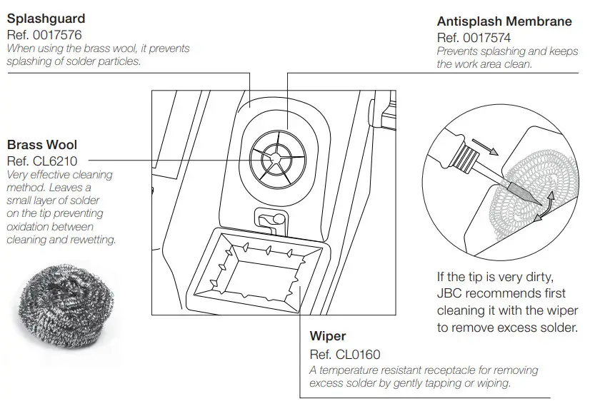 JBC Compact Soldering Station CD-Cleaner