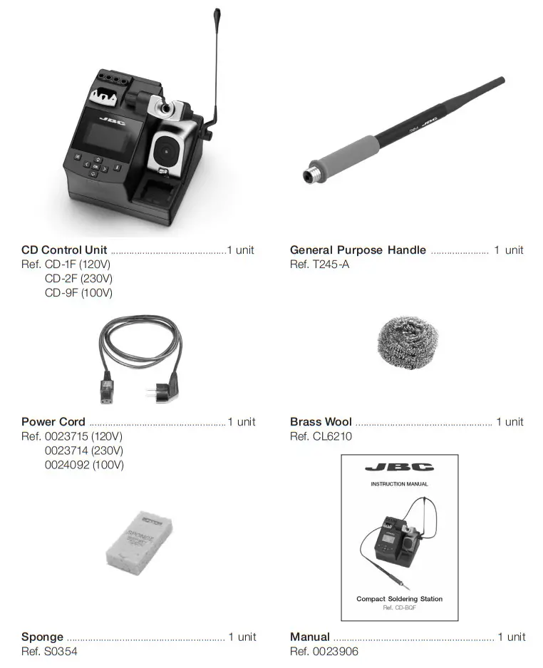 JBC Compact Soldering Station CD-Packing2