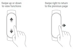 Xiaomi Mi Smart Band 6 NFC-Swipe right