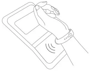 Xiaomi Mi Smart Band 6 NFC-reader