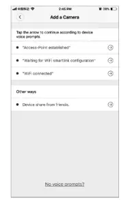 gembird DR IPC 01 HD Smart Wifi IP Cam- Access-Point established