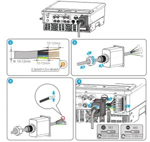 GOODWE SDT G2 Series GW8KAU- AC Output Cable 2