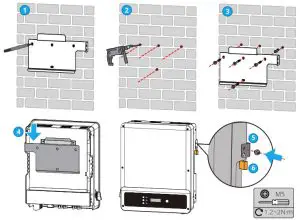 GOODWE SDT G2 Series GW8KAU- Installing the Inverter