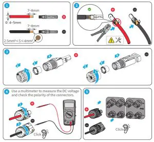 GOODWE SDT G2 Series GW8KAU- Staubli MC4 DC Connector
