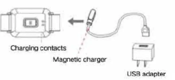 RG P22B TouchTime Square SmartWatch fig2