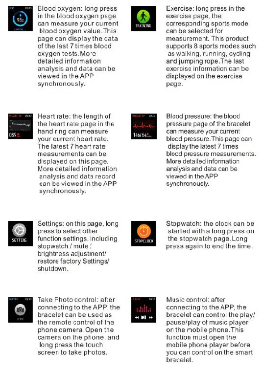 RG P22B TouchTime Square SmartWatch fig7