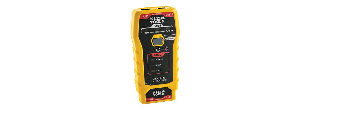 Klein Tools Vdv526-100 Lan Explorer Data Cable Tester With Remote Instructions