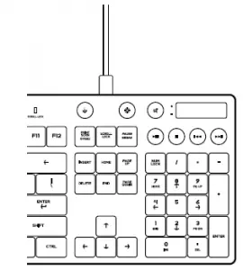 a close up of a keyboard